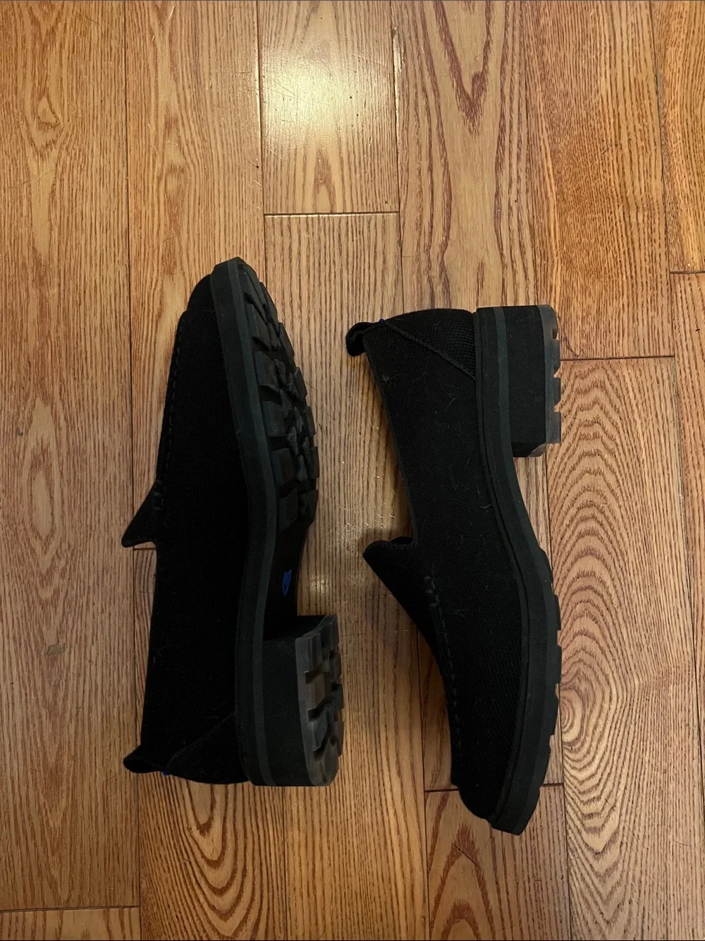 Rothy's Women’s Black Slip-On Knit Loafers